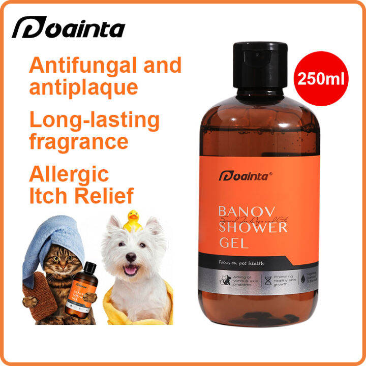 PUAINTA Pet Antifungal Medicated Shampoo for Dogs &Cats 250ml Anti Itch