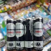 ถ่าน Panasonic AA Neo ดำ (R6NT/4SL) 1.5V จำนวน 4 ก้อน ของใหม่ ของแท้บริษัท (ชาร์จไม่ได้)