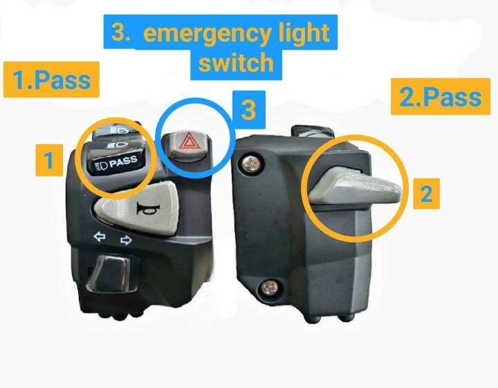 ประกับสวิทช์ไฟเลี้ยวซ้าย-ตรงรุ่น-ct-125-มีไฟผ่าหมากในตัว-ไฟpass-ไม่ต้องตัดต่อสายไฟเพิ่ม-ใช้งานได้เลย-ปลั๊กตรงรุ่น100-ใช้งานได้ครบทุกปุ่ม-ปลั๊กตรงรุ่นไม่ต้องตัดต่อสายไฟ-มีสวิทช์ไฟpass-มีเจาะรูล็อคที่แฮ