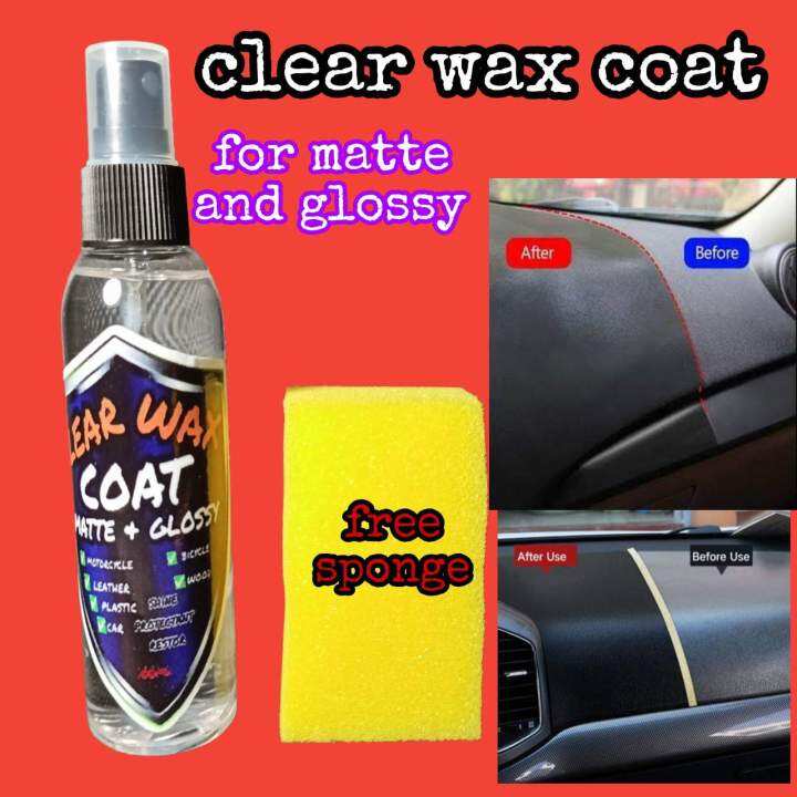ARMOUR TOP COAT CLEAR WAX/ PAINT AND TRIM RESTORER 100ML FREE SPONGE
