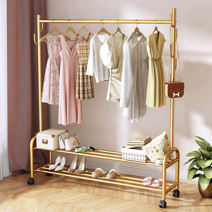 Baijiahui Clothes Hanger Floor Standing Shoe Rack Solid Clothes Hanger