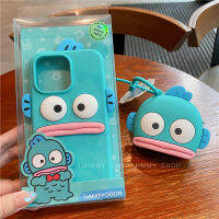 ของแท้ Sanrio นางเงือกปลาฮาร์ลานแฮนตันเหมาะสำหรับ iphone14/13PROMAX เคสมือถือ13เคสซิลิโคนนิ่มสามมิติเคสนิ่มลายการ์ตูนสำหรับ iPhone 14pro