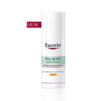 เดย์แมท สูตรใหม่ล่าสุด  Eucerin ProACNE Solution Day Bright Mattifying SPF30 50ml.  ยูเซอริน โปรแอคเน่ โซลูชั่น เดย์ ไบรท์ แมททิฟายอิ้ง เอสพีเอฟ30 50มล.  ให้ผิวดูกระจ่างใส ปกป้องผิวจากแสงแดดด้วย SPF30