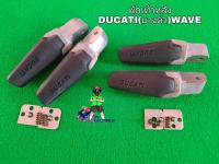 พักเท้าหลัง DUCATI (ยางดำ)รุ่นWAVE ใส่WAVEได้ทุกรุ่น