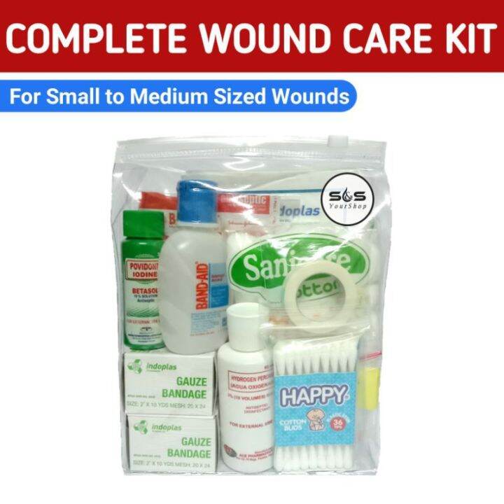 Complete Wound Care Kit, Outdoor Indoor Emergency Kit, Wound Management