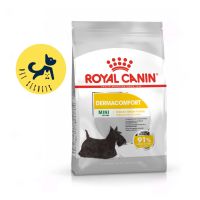 Royal Canin Mini Dermacomfort 3 kg. อาหารสุนัขโต ขนาดเล็ก บำรุงขนและผิวแพ้ง่าย อายุ 10 เดือนขึ้นไป