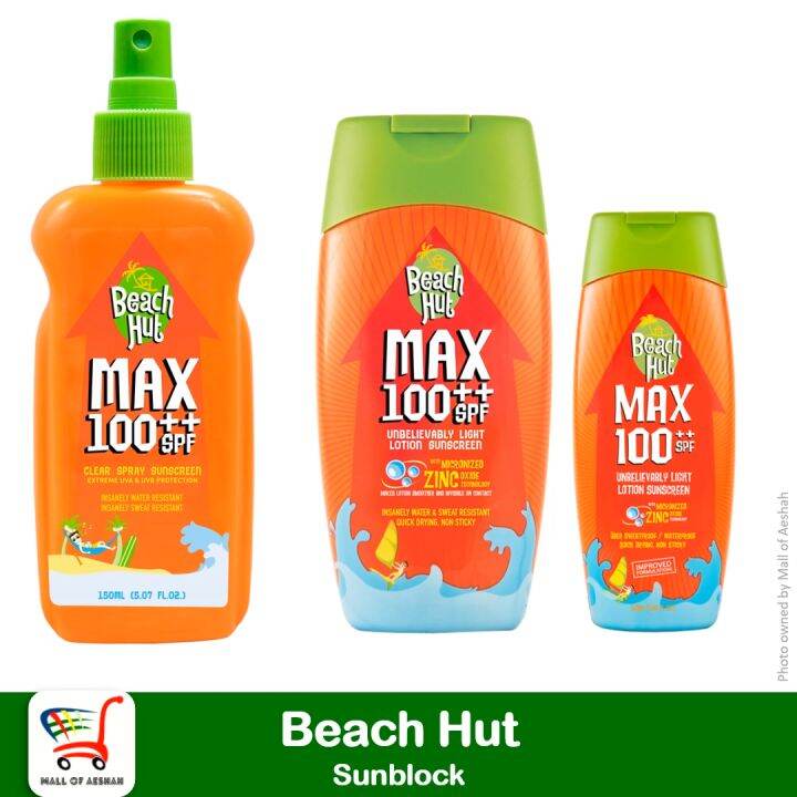 [Authentic] Beach Hut SPF 100++ Sunscreen | Sunblock | Lazada PH