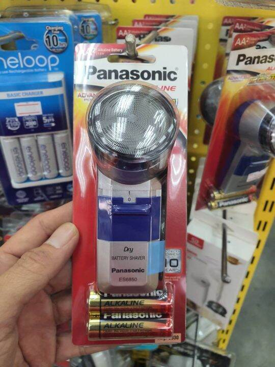 panasonic-เครื่องโกนหนวด-รุ่น-es6850แถมฟรี-ถ่านอัลคาไลน์พานาโซนิกaax2