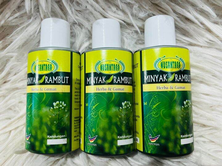 MINYAK RAMBUT HERBA & GAMAT NUSANTARAMAJU LANGKAWI | Lazada