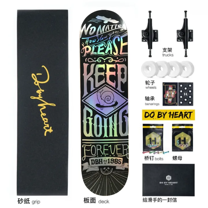 Dbh4.0 Skateboard Teenagers Beginner Boiling Point Double Warped