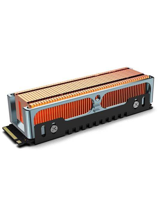 JEYI M.2 2280 SSD High Performance Heatsink, Copper Fins with Aluminum ...