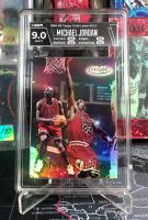 MICHAEL JORDAN ? การ์ดสะสมบาสเกตบอล NBA ? GOLD LABEL ?? Chicago Bulls ? GRADED CARD