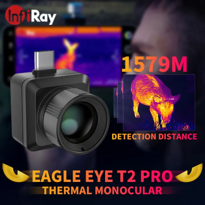 Infiray T2 Pro Search Thermal Camera For Ios Android Outdoor Night Vision Hunting Infrared 1579m 