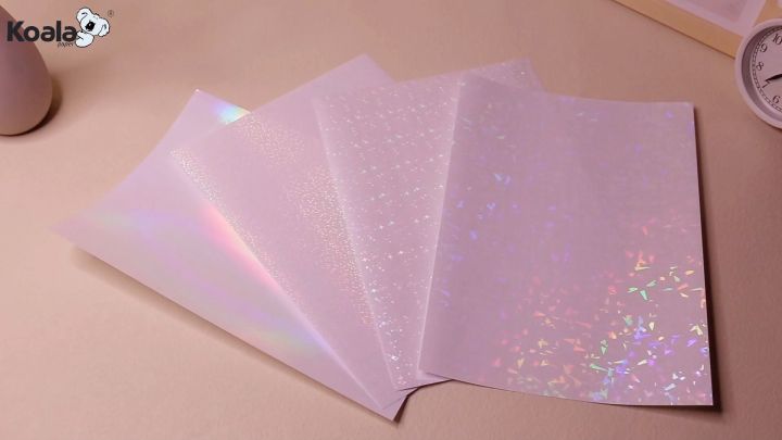 Koala Holographic Sticker Paper Clear RAINBOW Holographic Overlay