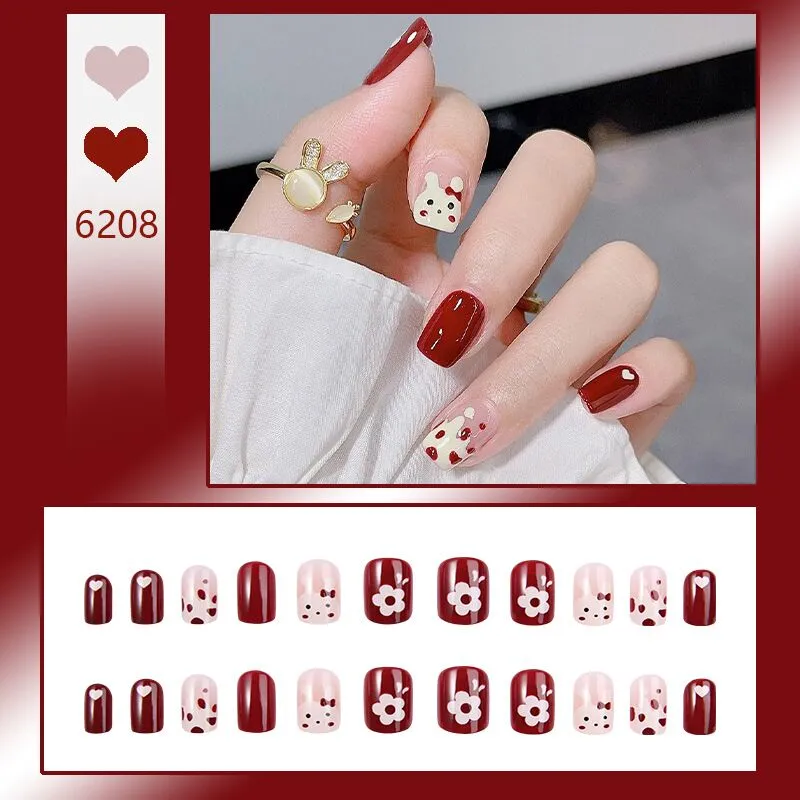 Ins Style Manicure Nail Stickers Student Short MID-Length Wear Armor -  China Manicure and Nail Art price