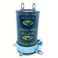 Capacitor 
ค่า 10000uF/100V. 
ยี่ห้อ Samwha ของแท้ 
รุ่นขาแบนพร้อมเข็มขัด
Made in KOREA