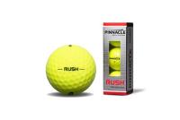 ลูกกอล์ฟมือ1 pinnacle rush golf balls yellow new ball เป็นลูกใหม่แกะกล่องยังไม่ผ่านการใช้งานใดๆทั้งสิ้น บรรจุภัณฑ์ในกล่องมี 3 ลูก 3 ball สินค้าพร้อมส่งลงสนามแข่งขัน และ พร้อมใช้งาน เป็นลูกของแท้100%เหมาะที่จะใช้ลงแข่งแมช์ตสำคัญต่างๆ