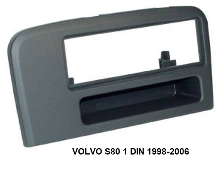 หน้ากากวิทยุ VOLVO S80 ปี1998-2006 สำหรับติตั้งวิทยุแลบ1DIN-ISO