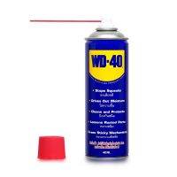 น้ำมันครอบจักรวาล WD-40 ขนาด 400 มิลลิลิตรต่อกระป๋อง ใช้สำหรับหล่อลื่นและป้อง
กันสนิมยาวนานกว่าปกติถึง 7 เท่า