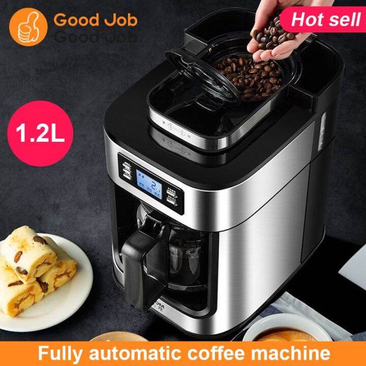 10Cup Drip Coffee Maker 2 in 1 Grind&Brew Automatic Machine Lazada PH