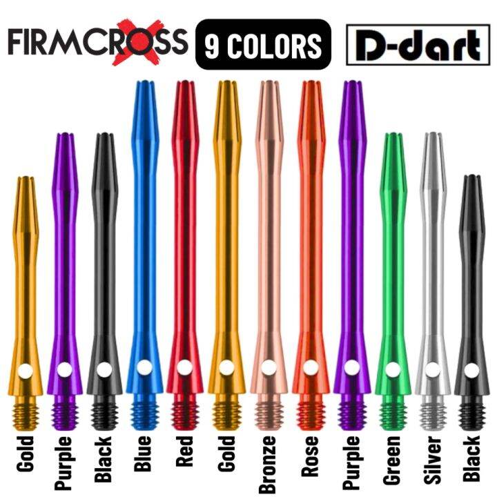 FIRMCROSS DARTS SHAFT 9 COLORS ALUMINIUM DART SHAFT/STEM FOR SOFT TIP