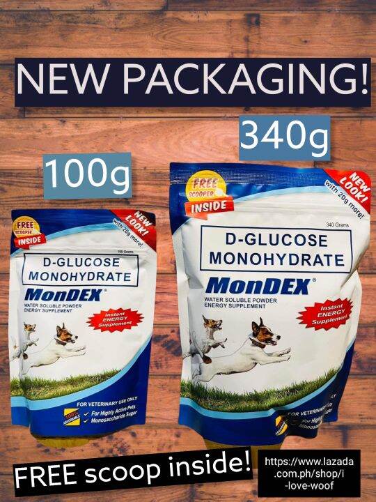 MONDEX NEW PACKAGING water soluble powder energy supplement for dogs