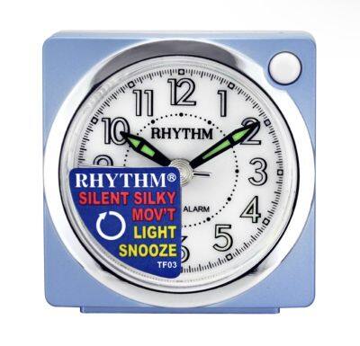 นาฬิกาปลุก ริทัม RHYTHM รุ่น CRE820 Quartz Snooze / Light / Beep Alarm Clock ขนาดเล็ก กระทัดรัด - CRE820NR03 CRE820NR04 CRE820NR02 รับประกัน1ปี