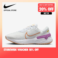 Nike Womens Renew Run 4 Shoes - White ไนกี้ รองเท้าผู้หญิง Renew Run 4 - สีขาว