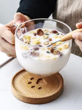 Portable Double Deck Salad Cup Breakfast Oatmeal Cereal Nut Yogurt