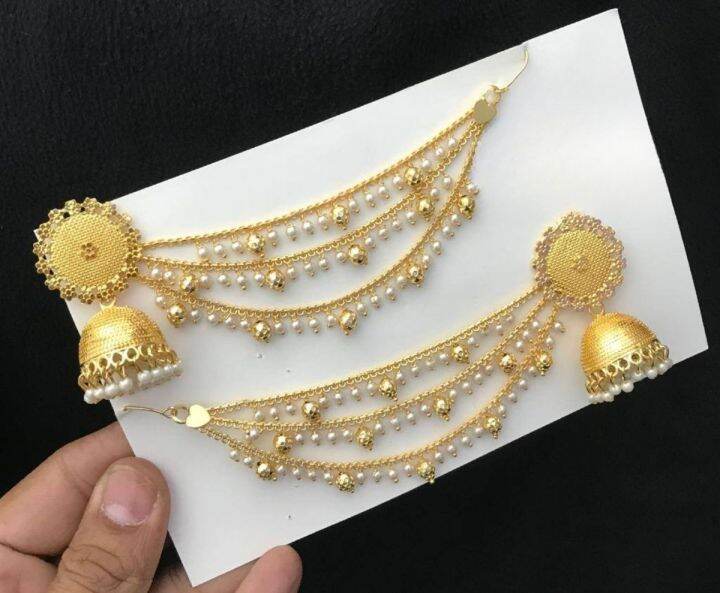 B17 INDIAN BAHUBALI EARRINGS READY STOCK Lazada