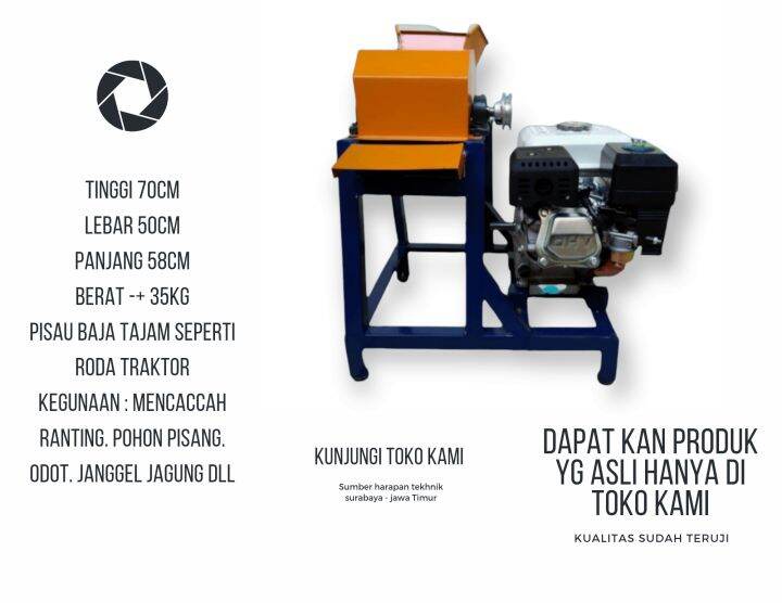 Mesin Cacah Multi Fungsi Lengkap