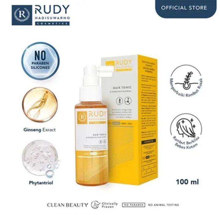 Minyak Rambut Rudy Rudy Hadisuwarno / Rudi Hair Tonik Ginseng Phytantriol 110 ml | Lazada ...