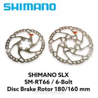 ใบดิส SHIMANO SLX SM-RT66 แบบน็อต 6 รู ทั้งขนาด 160mm และ 180mm