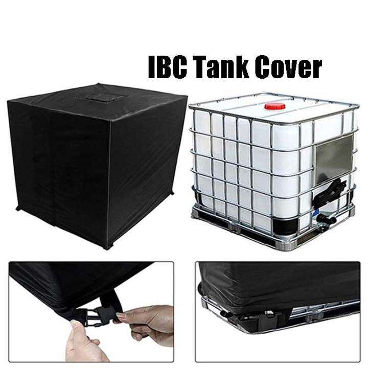 Outdoor IBC Tank Cover 1000L Water Tank Cover With Zipper Closure (120*100*116cm) Lazada PH