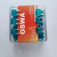 ฟิวส์รถยนต์ MINI FUSES 15Amp. ฟิวเสียบจิ๋วมินิ 15A (ขายยกกล่อง1กล่องมี100ตัว) ใส่ได12.v/24.vขนาด10.8mmx16.5mm ตัดไฟได้ดีกว่า ป้องกันความเสียหายได้ทัน