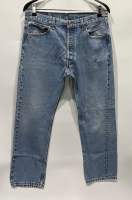 กางเกงยีนส์ (มือสองแท้?%) Levis 501 XX  เอวป้าย 35” เอววัดจริง 34” MADE IN DOMINICAN  REPUBLIC (รหัสD30) ยาวทั้งตัว 40” ยาวจากเป้าถึงปลายขา 29” ปลายขากว้าง 8” *