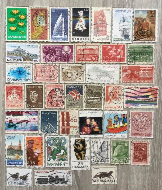 Danmark Denmark 40 Commemorative Stamps | Lazada