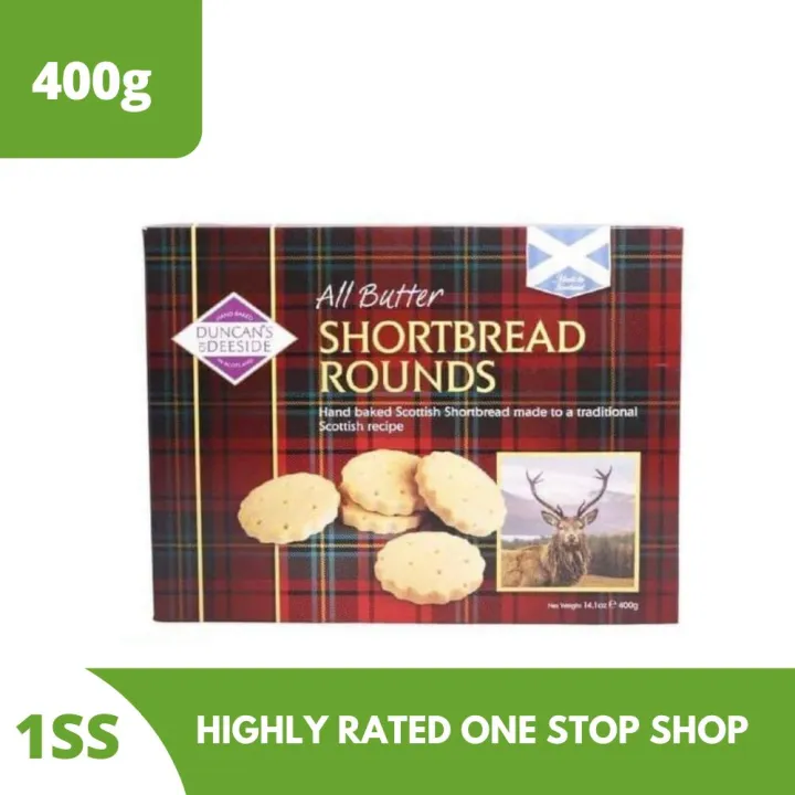 Duncan’s Deeside All Butter Shortbread Rounds 400g Lazada Ph