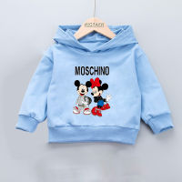 เสื้อกันหนาวเด็กมีฮูดลาย mickey minnie สินค้าพร้อมส่ง