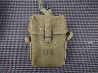 ซองคางคก​ USA​ แท้​ ของแท้​ ??​ สีเขียว​ขี้​ม้า​ (ของใหม่)​ Vietnam War Era U.S.Army M56 Ammunition Pouches, Same Mfr(หายาก)​