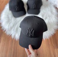 สินค้าของแท้100%??หมวก MLB CAP / หมวก NY CAP / ดำปักดำ สินค้าของแท้  100% นำเข้าจากเกาหลี??