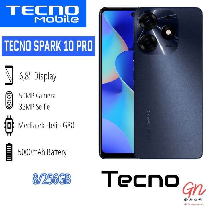 Tecno Spark 10 Pro 8/256GB Garansi Resmi | Lazada Indonesia