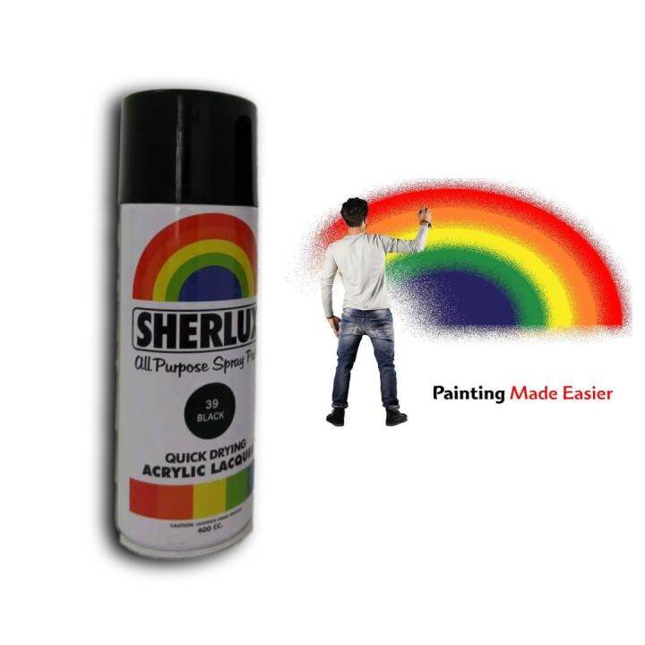sherlux all purpose spray paint 400cc Lazada PH