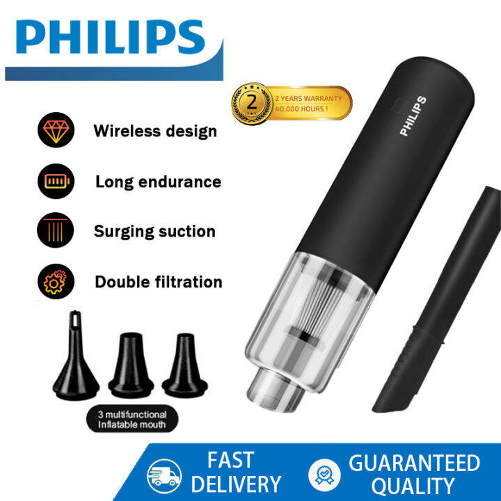 PHILIPS VACUUM CLEANER HOME WIRELESS MINI PORTABLE CAR VACUUM CLEANER