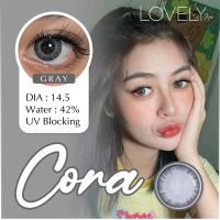 Cora gray รุ่นตัดขอบเข้มฟุ้งสีเทา