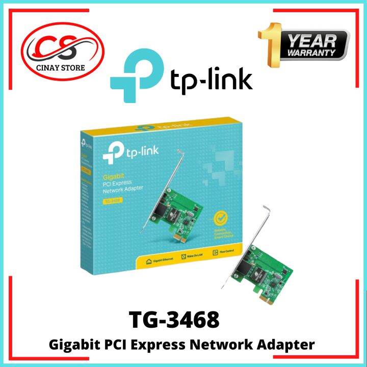 TP-LINK TG-3468 Gigabit PCI Express Network Adapter TPLINK TG-3468 ...