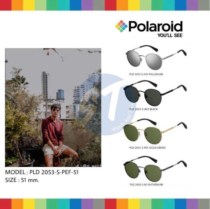 [แท้100%]แว่นกันแดด Polaroid รุ่น PLD 2053 ไซส์ 51 มม. | Lazada.co.th