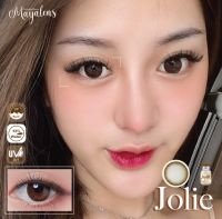 Jolie Brown (Mayalens) คอนแทคเลนส์ (สีน้ำตาล) เลนส์นิ่ม ใส่สบายตา ชนิดรายเดือน เป็นเลนส์ขอบตัดเนียนๆ ธรรมชาติ ไม่หลอกตา