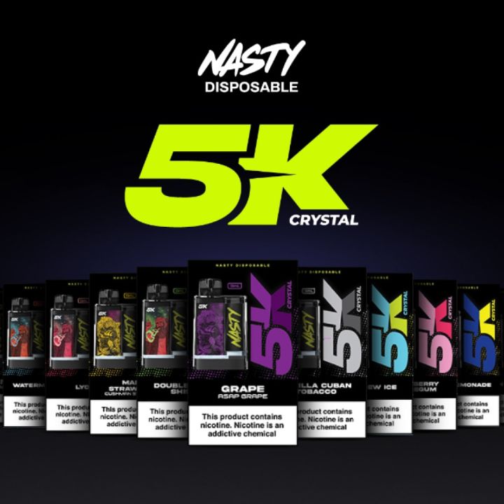 Descartável - Nasty - 5K Crystal - 5000 puffs | WCBR