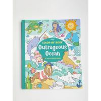 สมุดระบายสีลาย Outrageous Ocean แบรนด์ Ooly (Color-in Book) นำเข้าจากอเมริกา